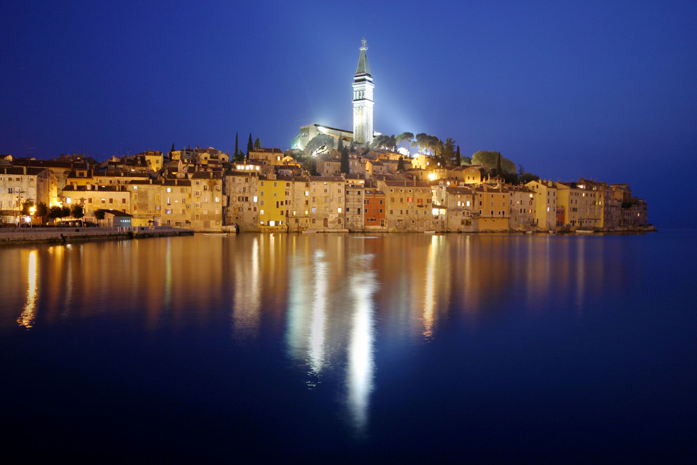 Rovinj in the blue hour