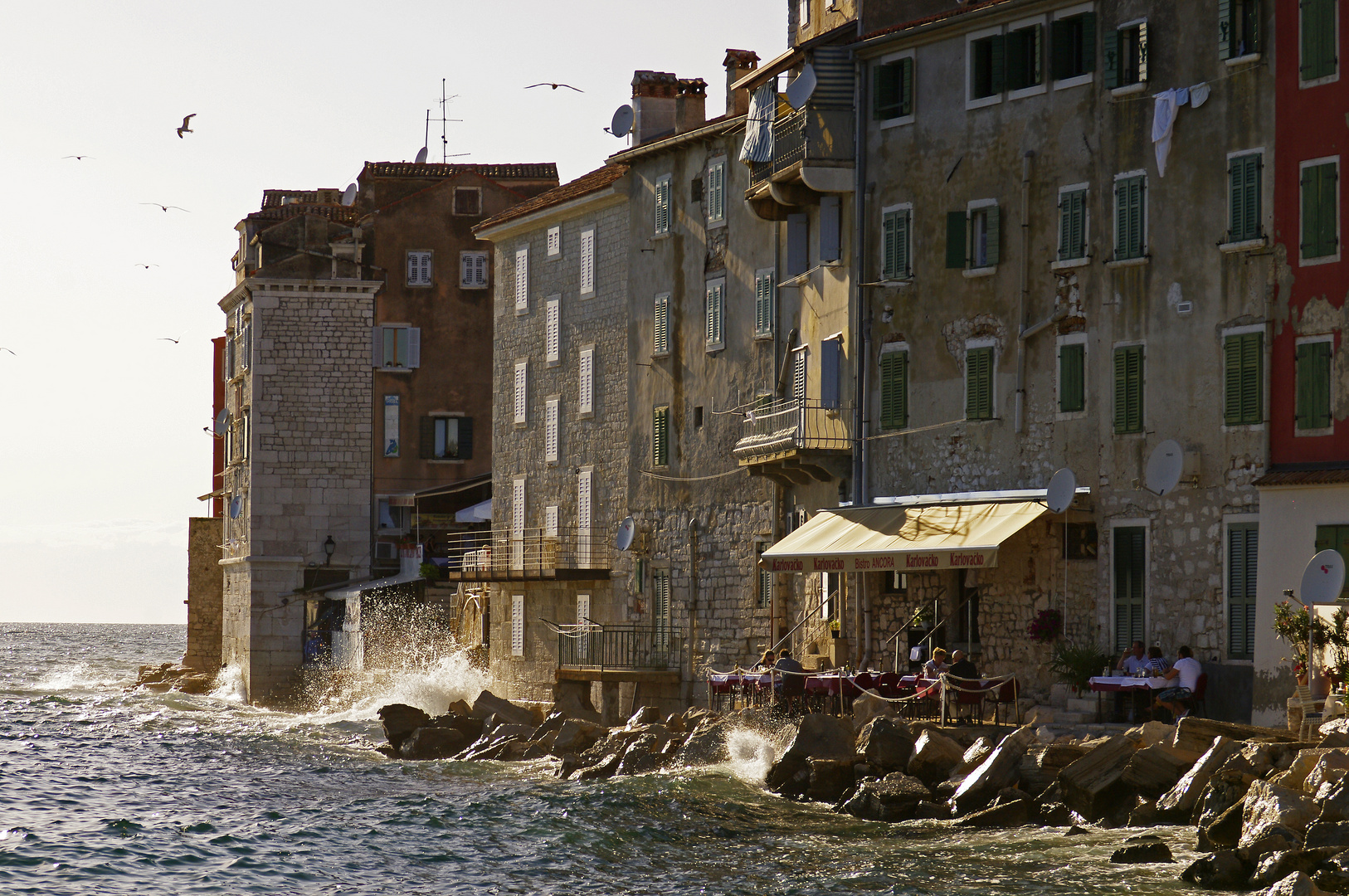 Rovinj Stadt im Meer