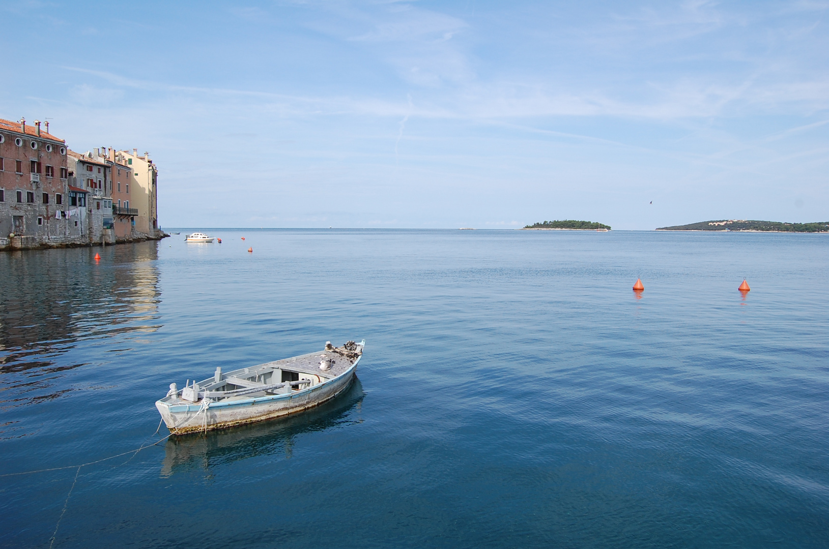 Rovinj Stilleben mit Boot