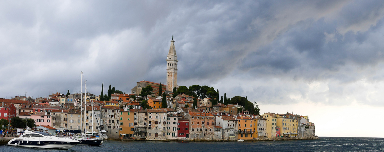 Rovinj vor dem Gewitter