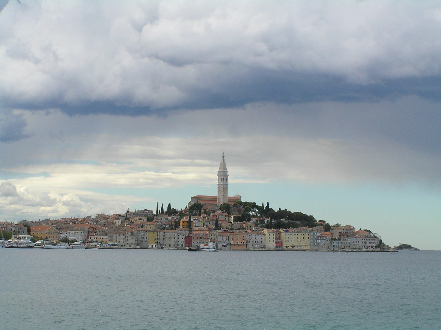 Rovinj vor Gewitter