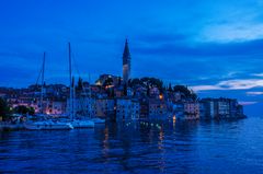 Rovinj zur Blauen Stunde