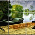 rowboats - triptych