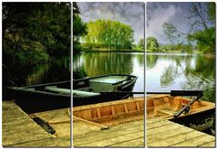 rowboats - triptych