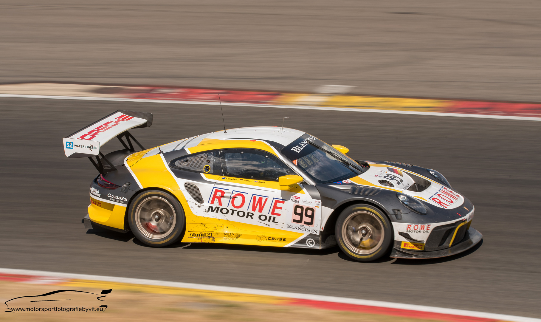 Rowe Porsche Total 24 Hours of Spa Test Day 2019