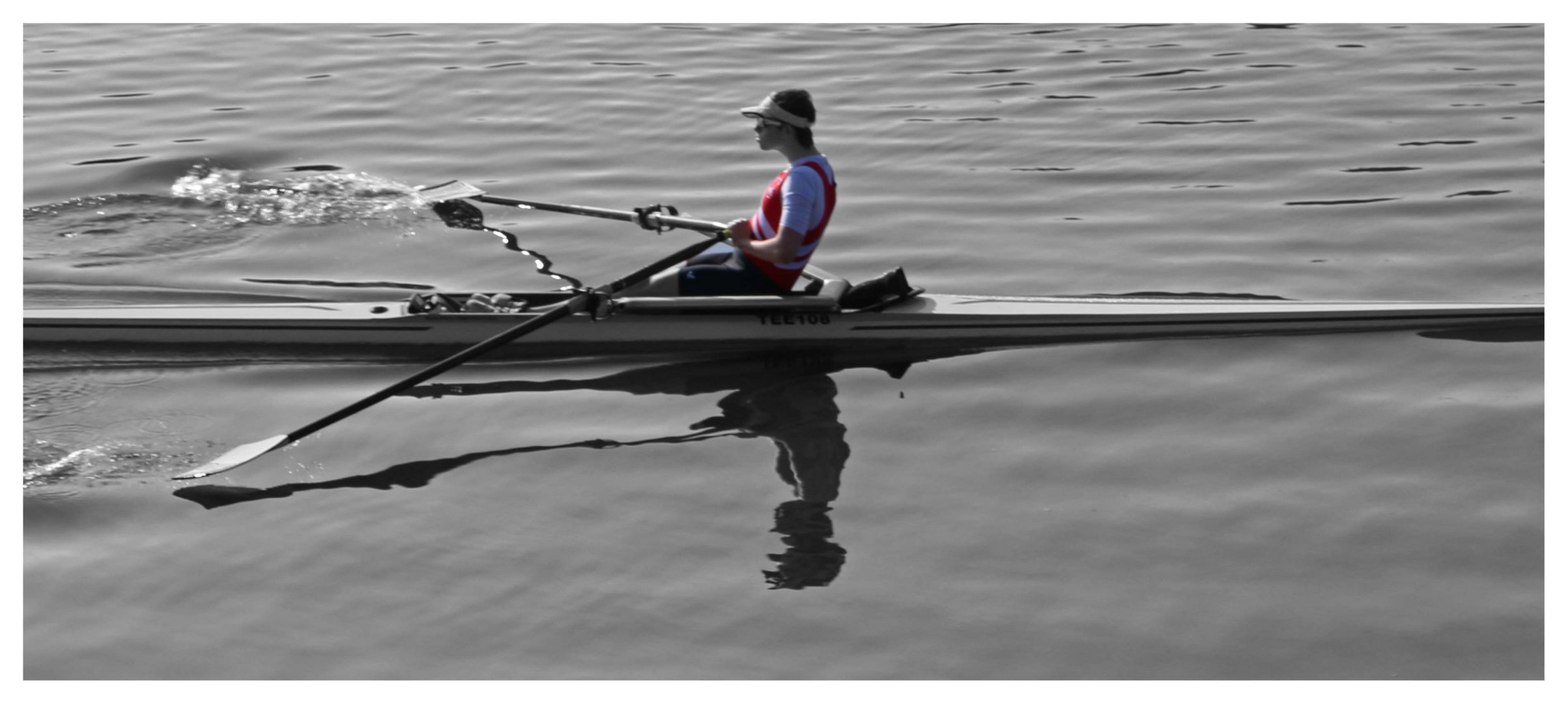 rower on the tyne