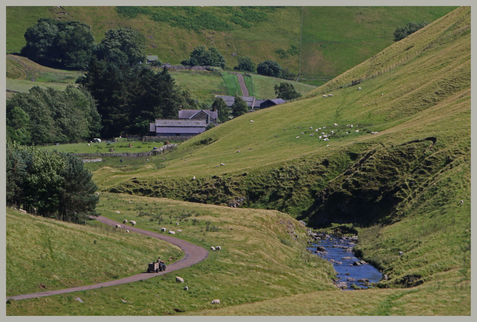 Rowhope farm upper Coquetdale