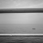 Rowing boat and the lines