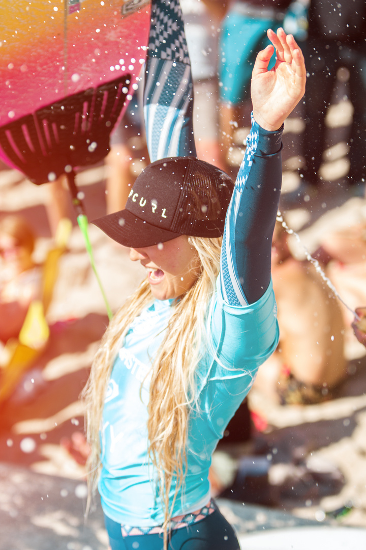 Roxy Women's Open Champion Ella at Boardmasters Festival