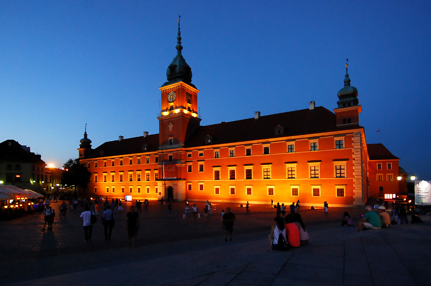 Royal Castle by night