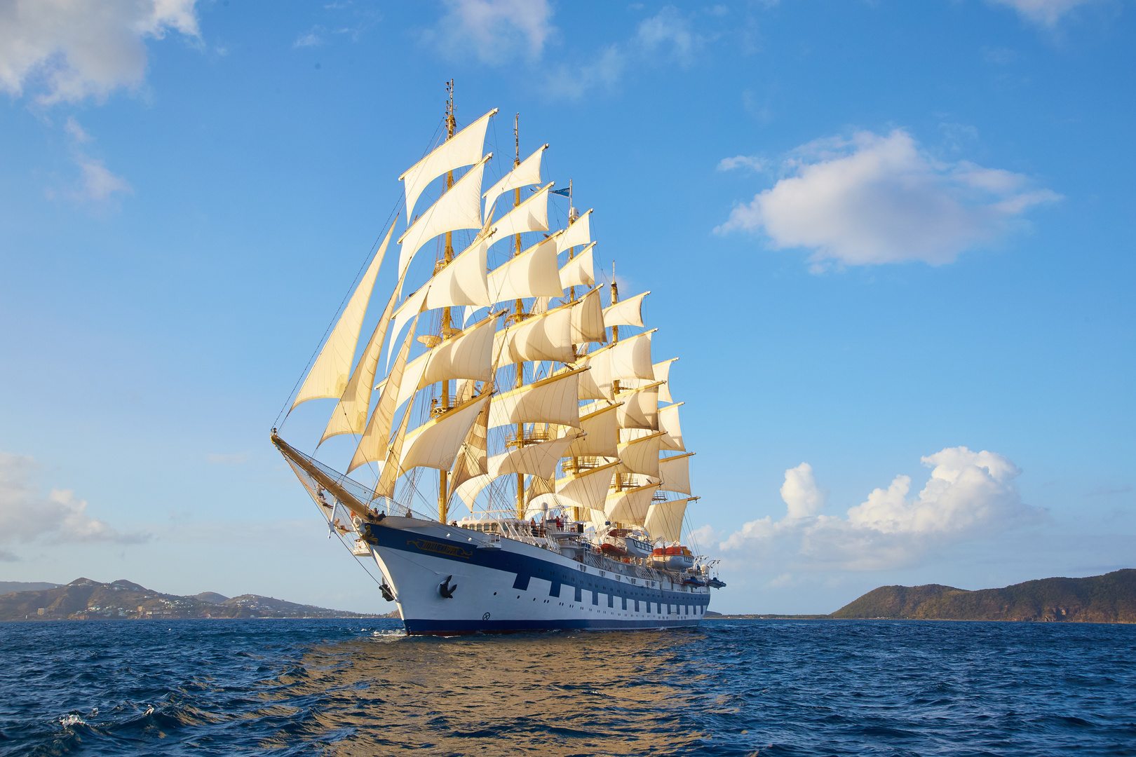 Royal Clipper unter Vollzeug