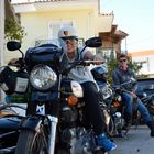 Royal Enfield Gespann , Bilder Griechenland 2016 Hauptsache die Kinder haben Spaass 596