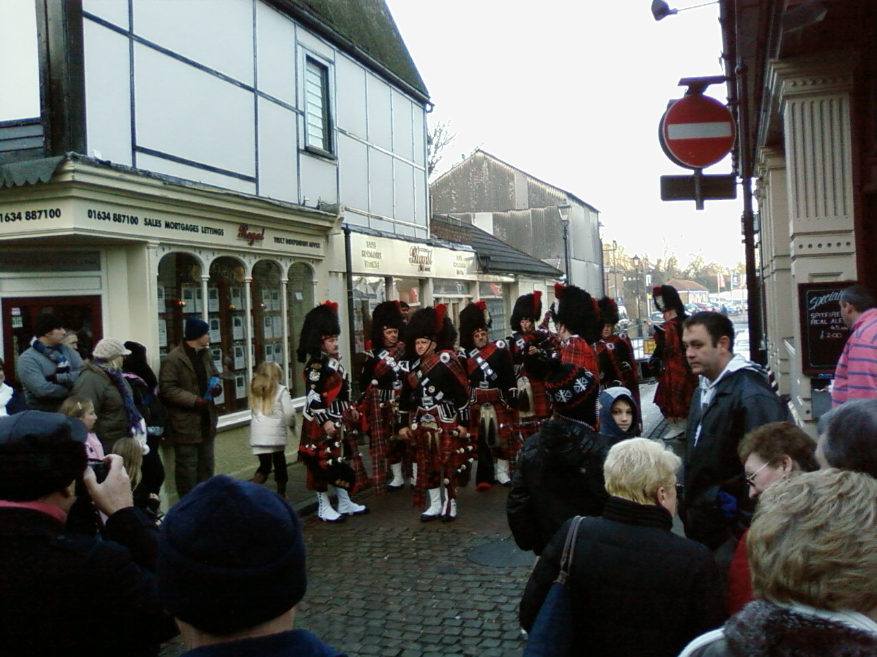 Royal Scottish Guards in Rochester