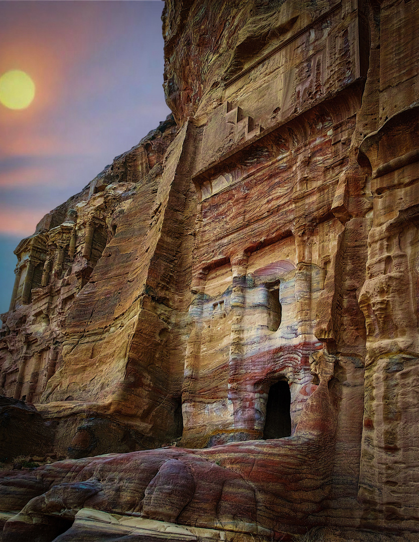 Royal Tomb Petra Felsenstadt