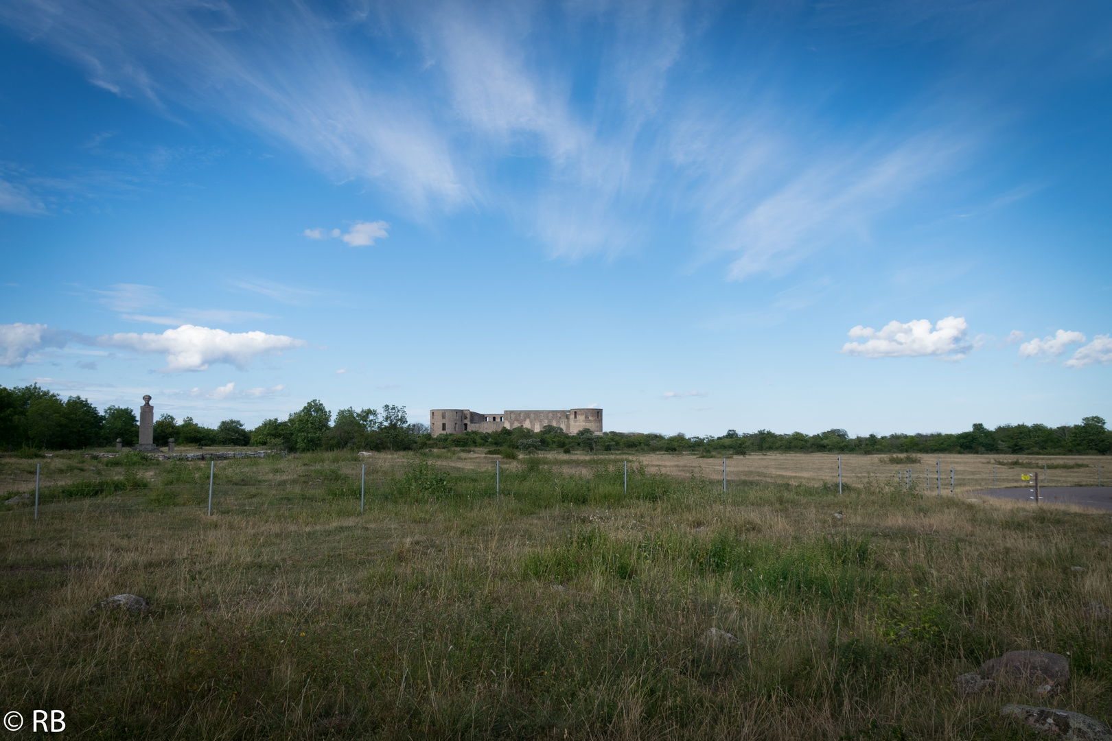 royale Ruine Schloss Borgholm, Öland, Schweden