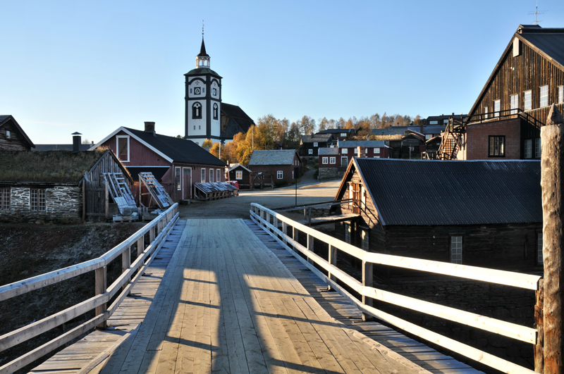 Røros-Impressionen - brua til Malmplassen.