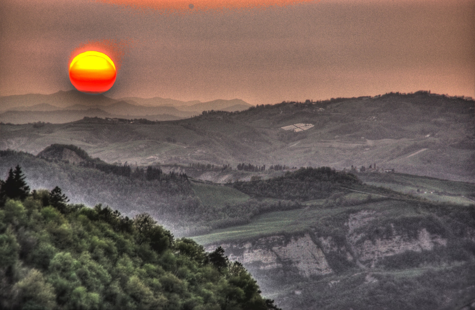 RSM San Marino Sonnenuntergang