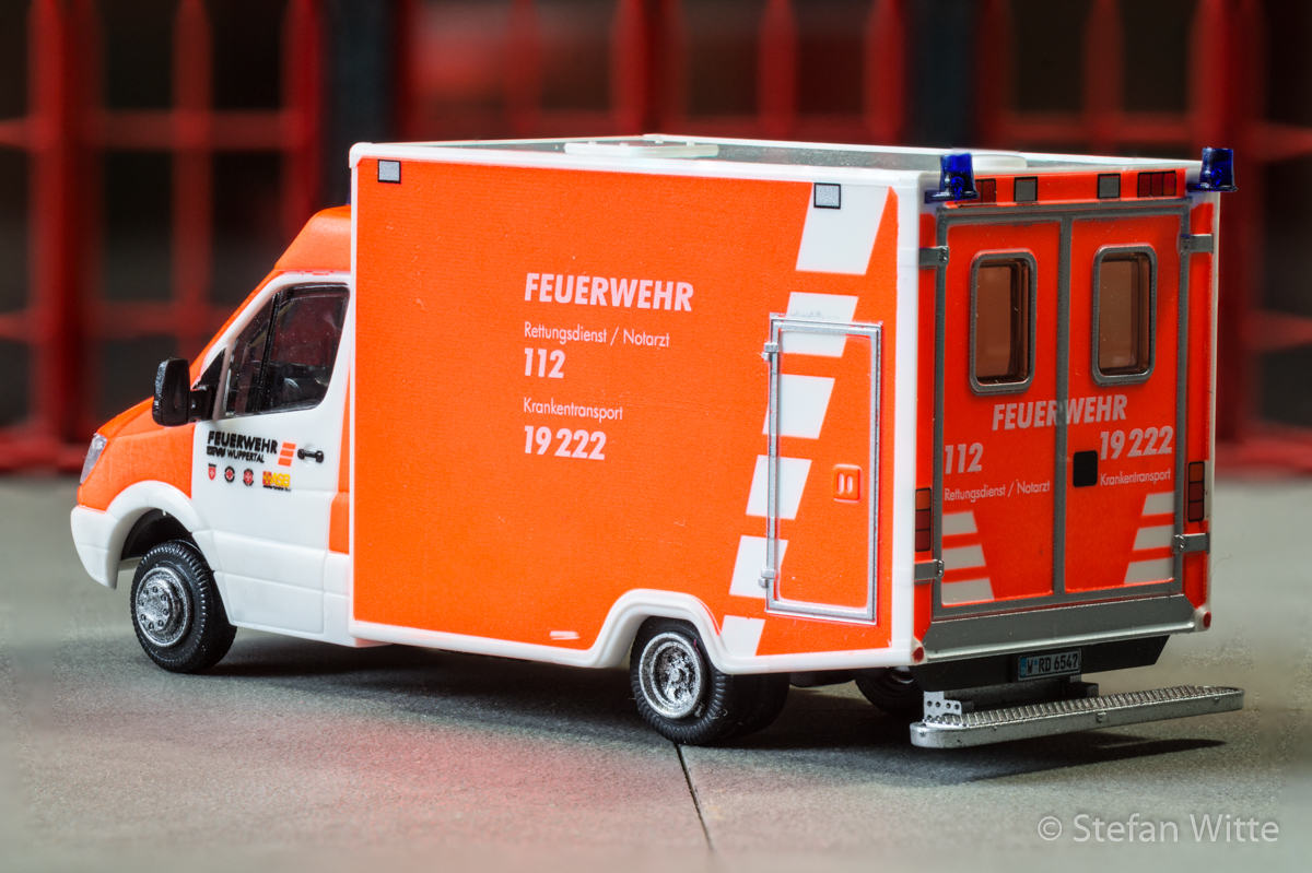 RTW Feuerwehr Wuppertal in 1:87