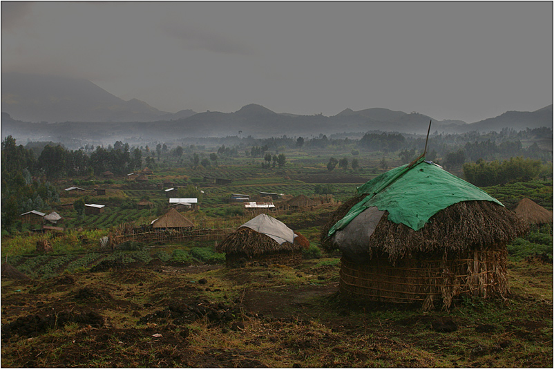 ruanda im regen-nebel