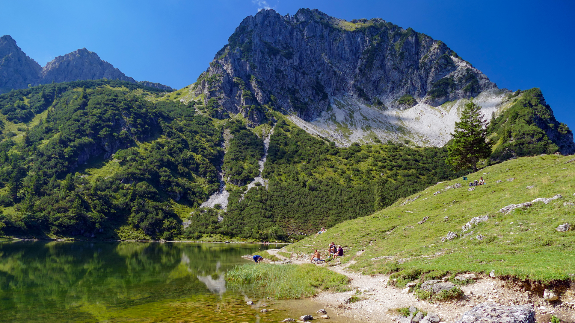 Rubihorn mit Gaisalpsee