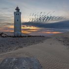 Rubjerg Knude bei Sonnenaufgang