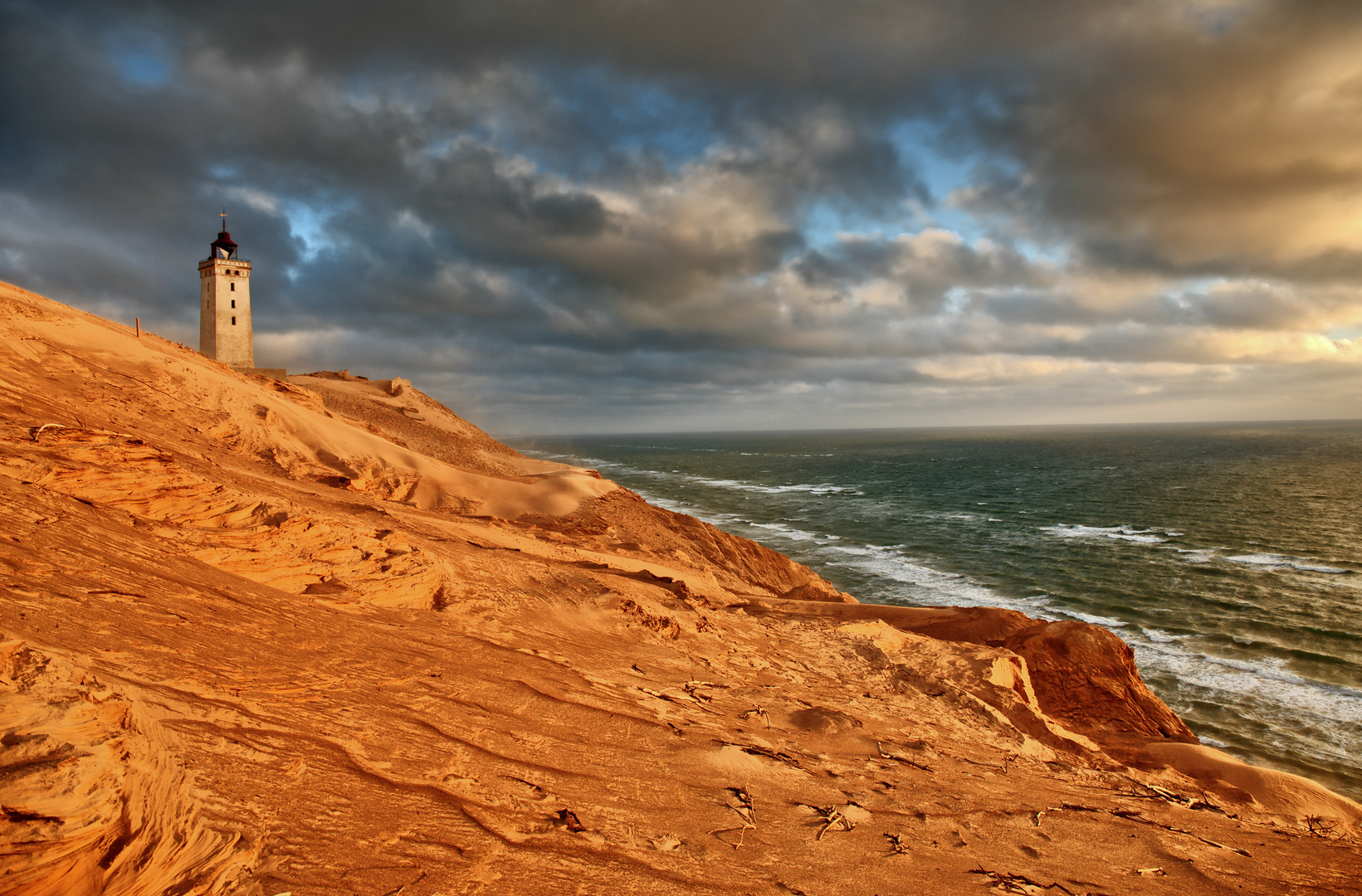 Rubjerg Knude Fyr - im Sandsturm 3