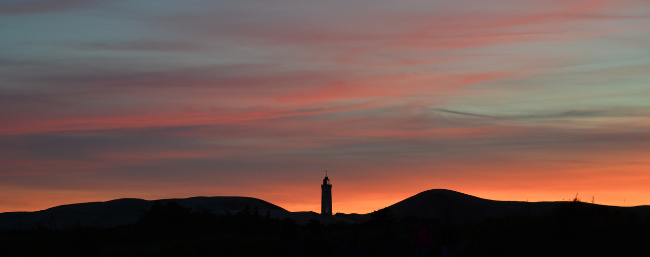 Rubjerg Knude im Sonnenuntergang