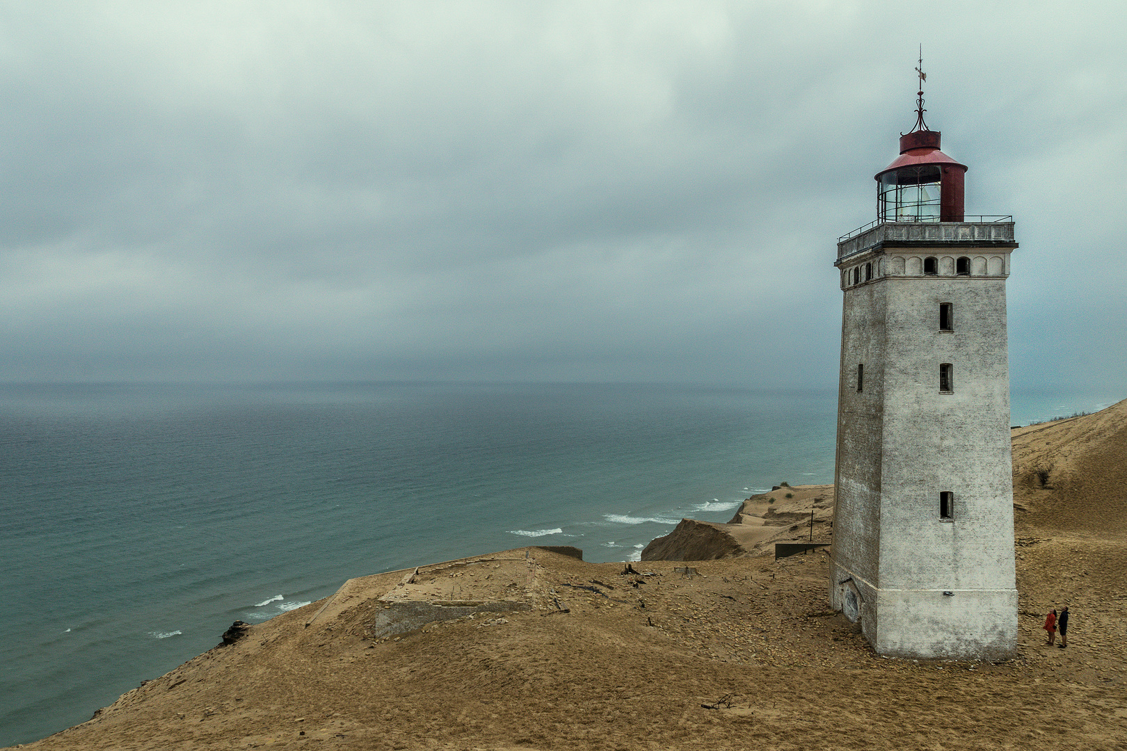 Rubjerg Knude,mal im Regen