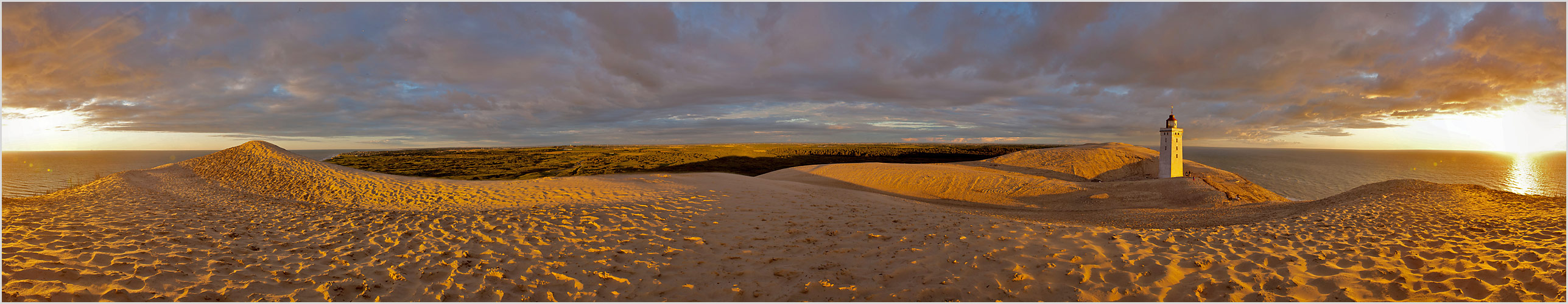 Rubjerg Sunset Panorama