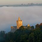 Rudelsburg am Morgen