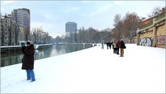 ... Rudelshooting am Donaukanal ...