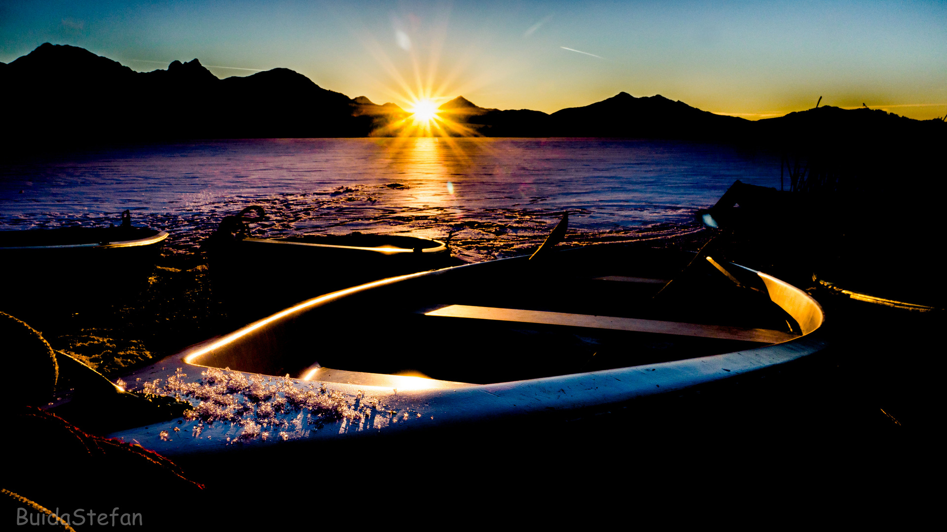 Ruderboot am Hopfensee