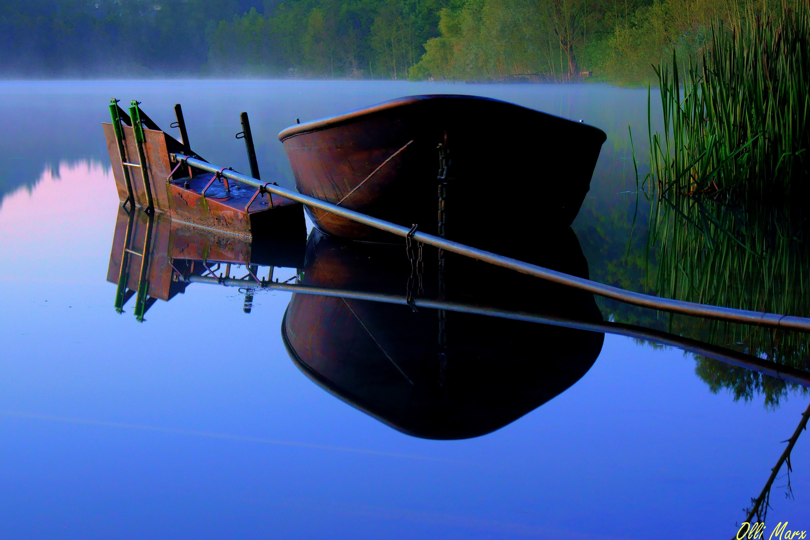 Ruderboot am See