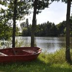 Ruderboot am See