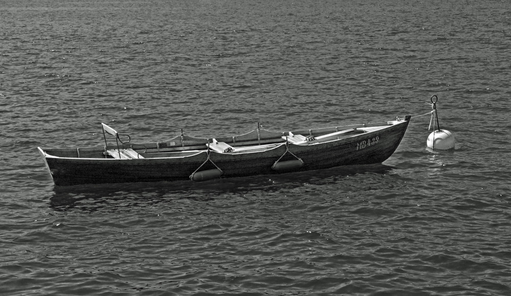 Ruderboot am Tegernsee