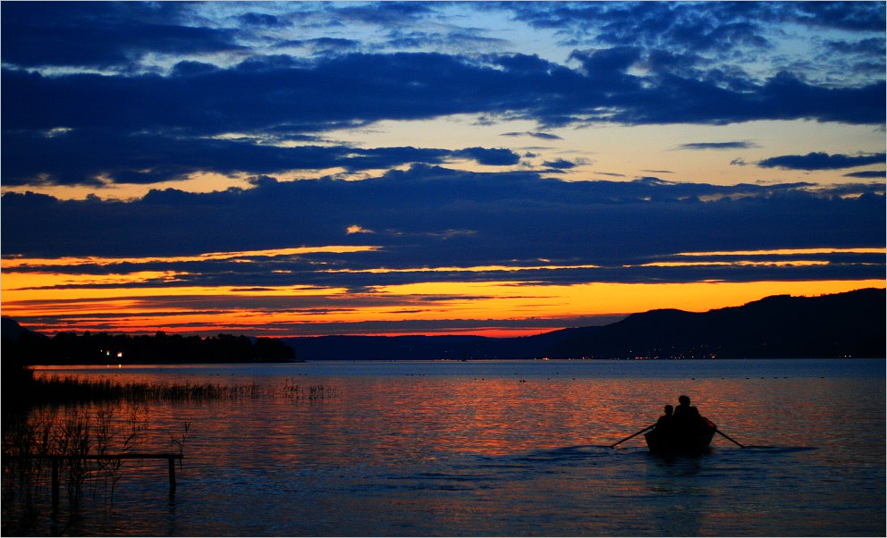 Ruderboot auf dem Bodensee