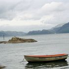 Ruderboot auf dem Fjord 