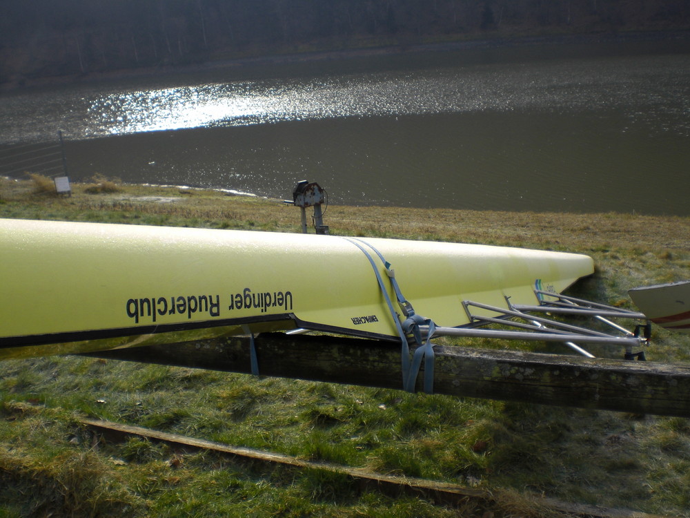 Ruderboot des ÜRCs am Edersee