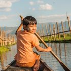 Ruderin am Inle See