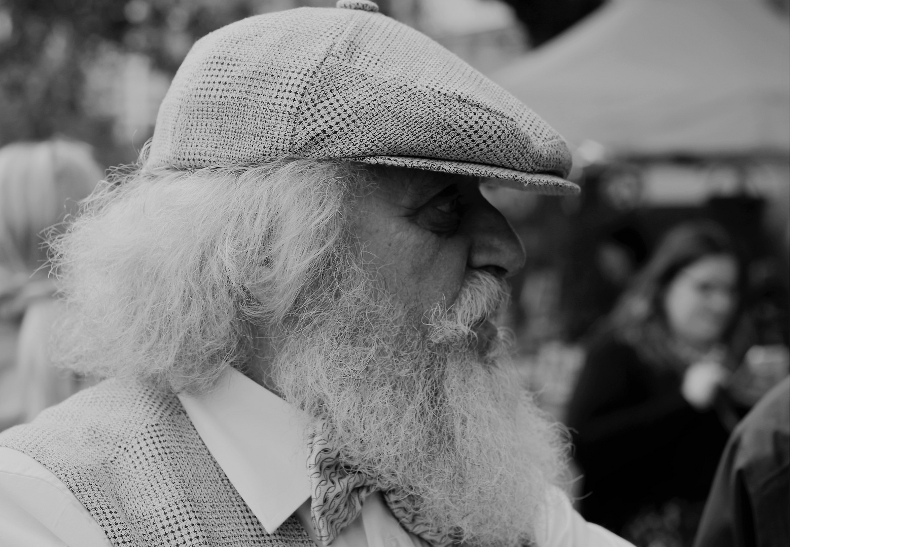 Rudi oder Leierkastenmann vom Drehorgelfestival in Berlin. 