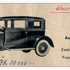 Rudolf Hübners erstes Auto