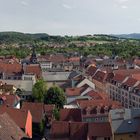 Rudolstadt - Blick über die Stadt beim Aufstieg zum Schloss