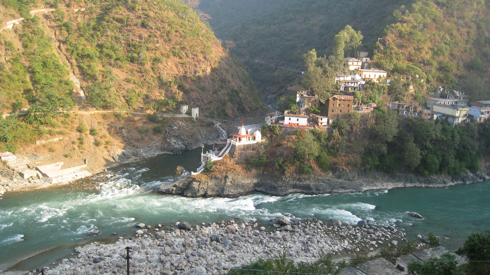 Rudraprayag - Confluence of Alaknanda and Mandakin