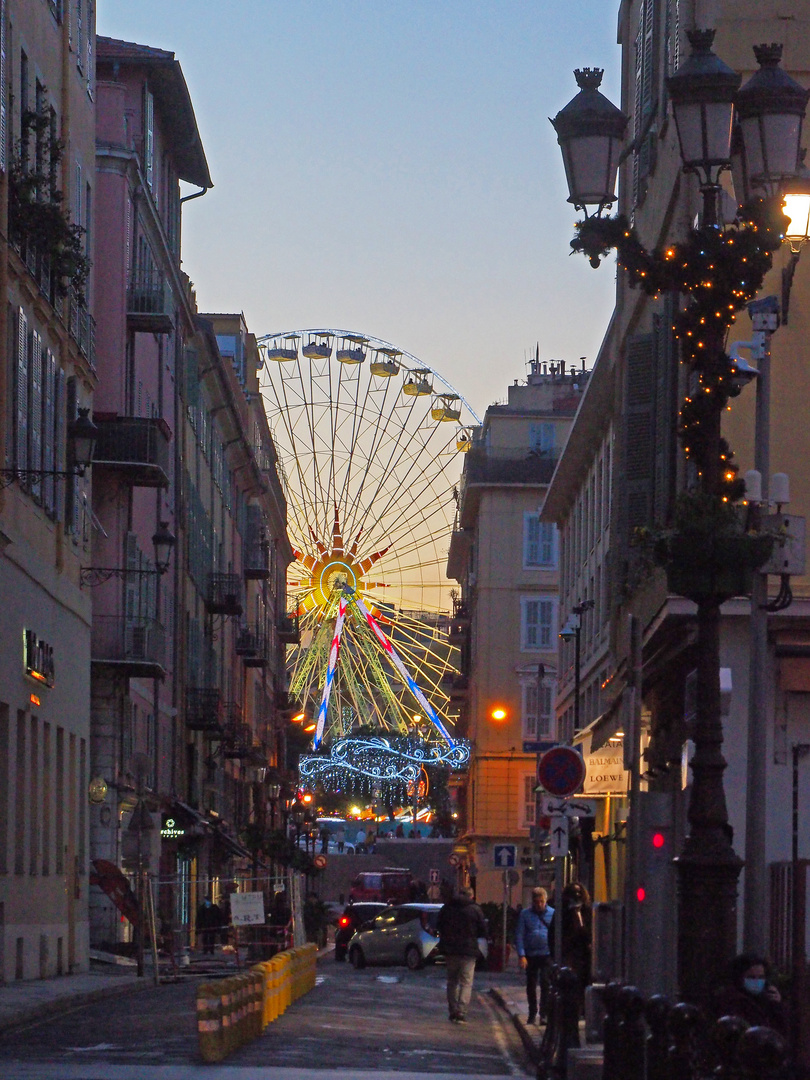 Rue Alexandre Mari dans le Vieux-Nice