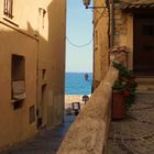 Rue avec vue sur mer