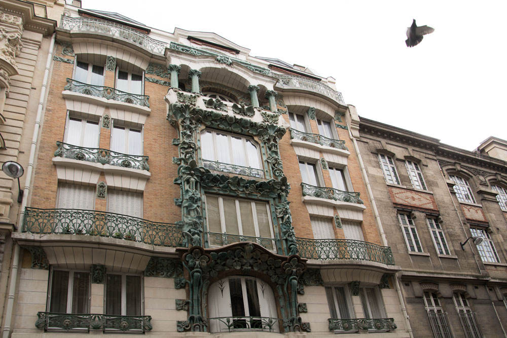 Rue d'Abbeville mit Vogel