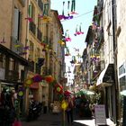 Rue de Pézenas dans l'Hérault....
