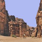 Rue des façades et tombeaux des rois  --  Petra  