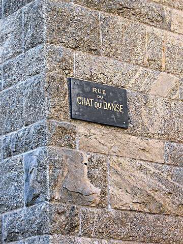 Rue du Chat qui Danse - Saint-Malo France