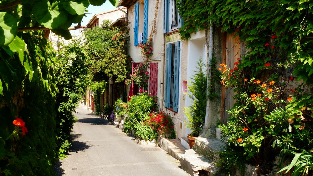 Rue fleurie, Antibes